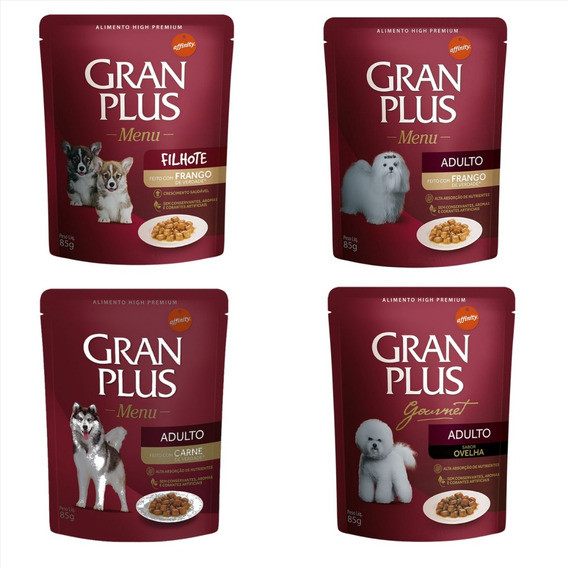 Sachê Gran Plus Cães 65g
