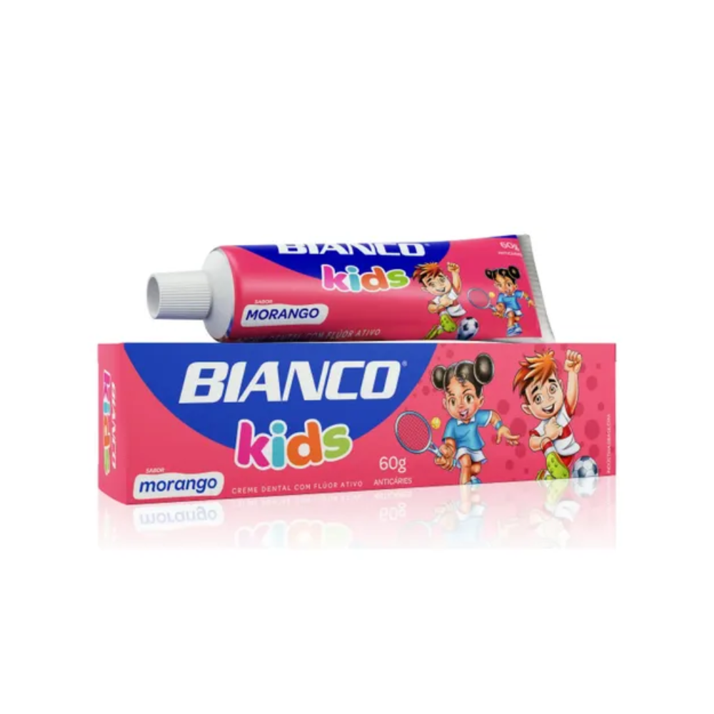 CREME DENTAL BIANCO KIDS 60G MORANGO