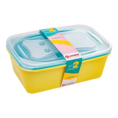 CONJUNTO 2 POTES C/ TAMPA 3600ML JAGUAR