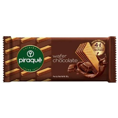 Wafer de Chocolate Piraquê 100g
