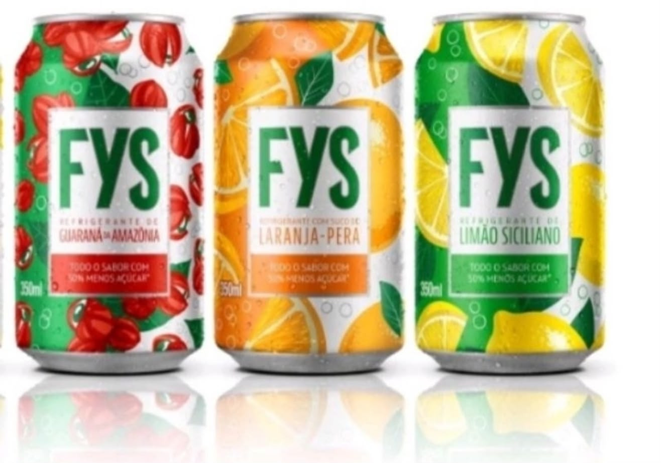 FYS SABORES ( LIMÃO, GUARANA E LARANJA)
