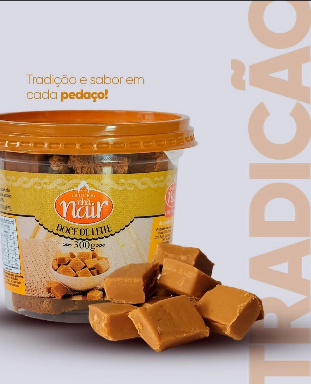 Doce de leite pedaços 300g