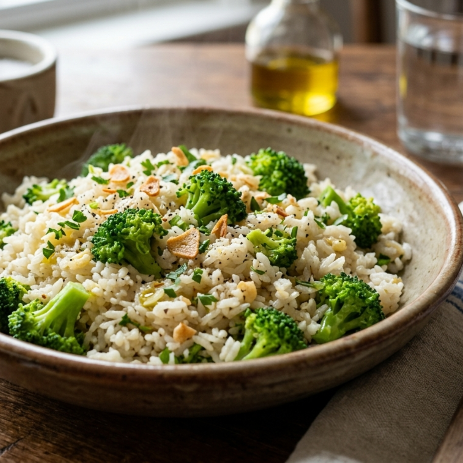 ARROZ COM BROCOLIS