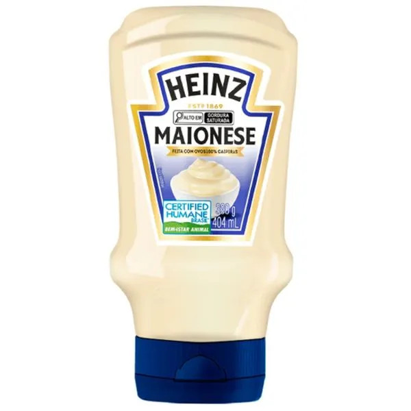 Maionese Heinz 390g bisnaga