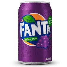 REFRIGERANTE UVA FANTA LATA 350ML