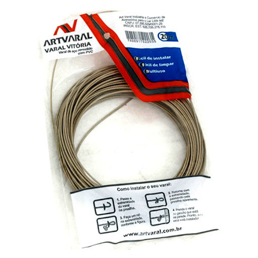 VARAL AÇO ARTVARAL C/20M