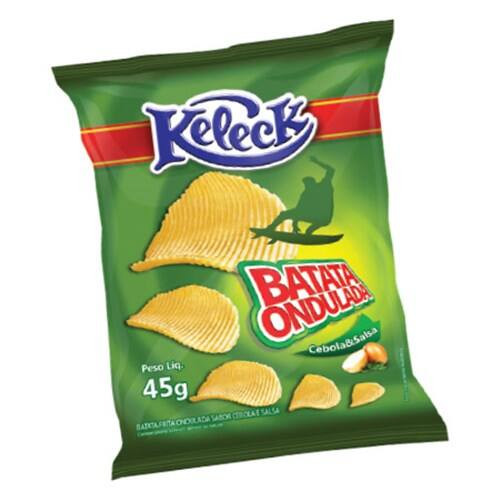 Batata Ondulada Cebola e Salsa Keleck 45g