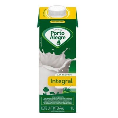 Leite Uht Integral Porto Alegre 1 Litro