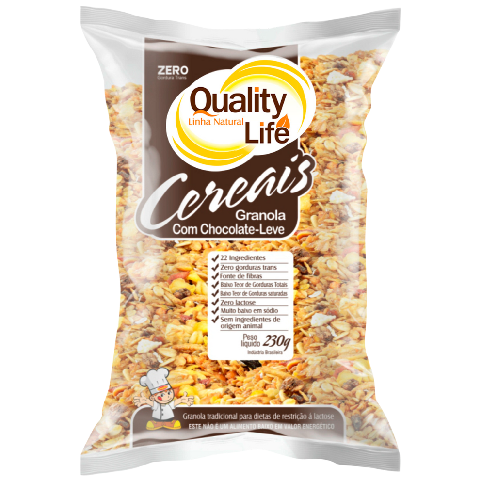 GRANOLA QUALITY LIFE  C/ CACAU 230G