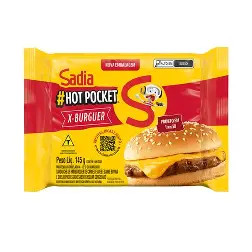 Hot Pocket X Burguer (Sadia) 145g