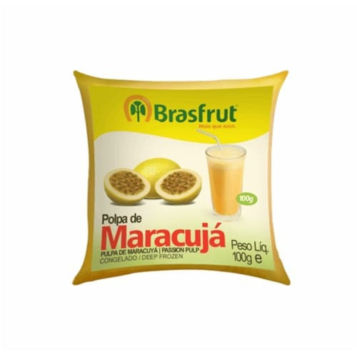 Polpa Congelada Brasfrut Maracujá Embalagem 100g