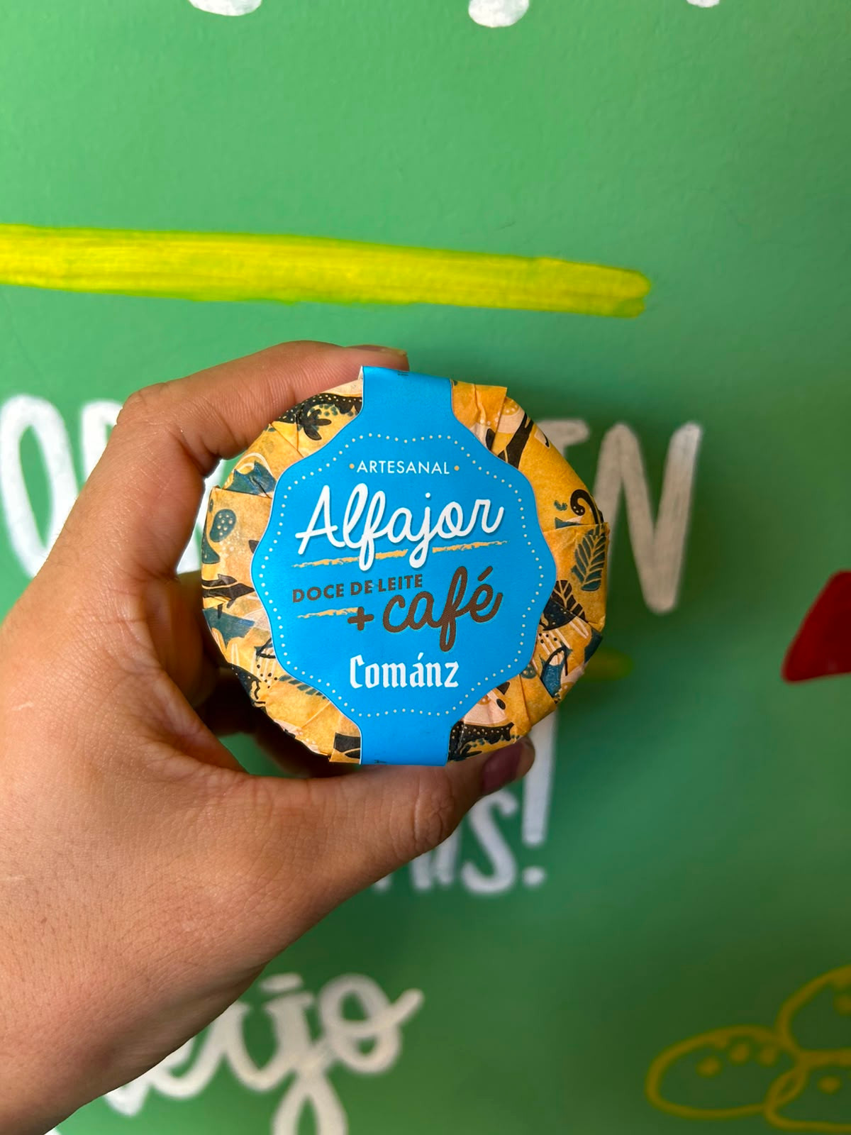 Alfajor Artesanal Doce de Leite e Cafe  - 85g