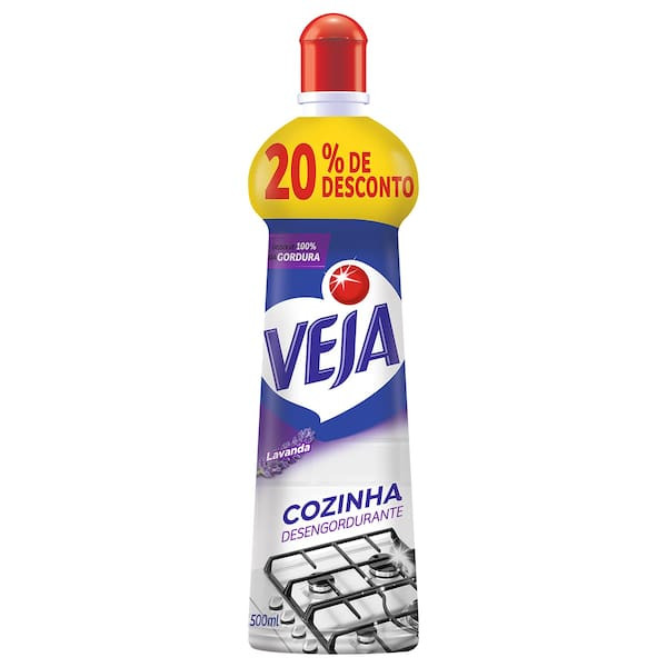 Limpador Desengordurante Cozinha Lavanda 20% de Desconto Veja 500ml