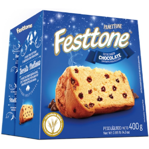 PANETTONE FESTTONE CHOCOLATE 400G