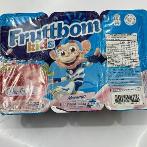 IOGURTTE FUTTBOM KIDS  540G MORANGO C/06 UNID