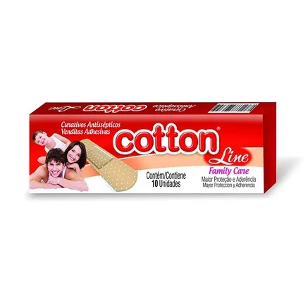 Curativo Antissépticos Cotton c/10 unidades