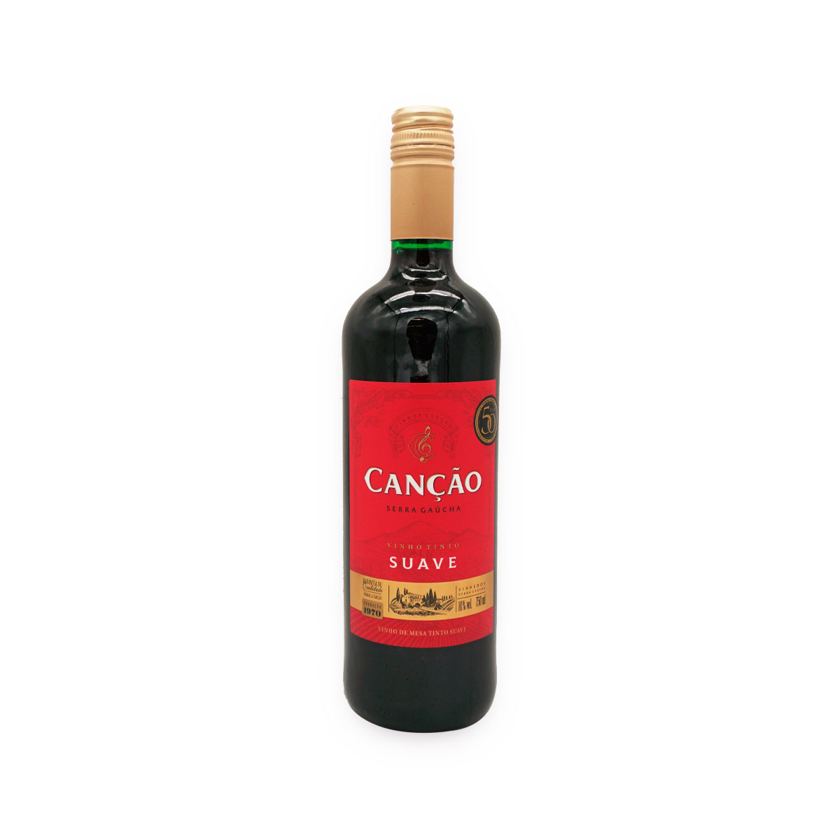 VINHO TINTO DE MESA SUAVE CANCAO 750ML