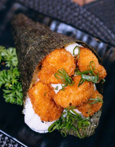 Temaki Camarao Empanado