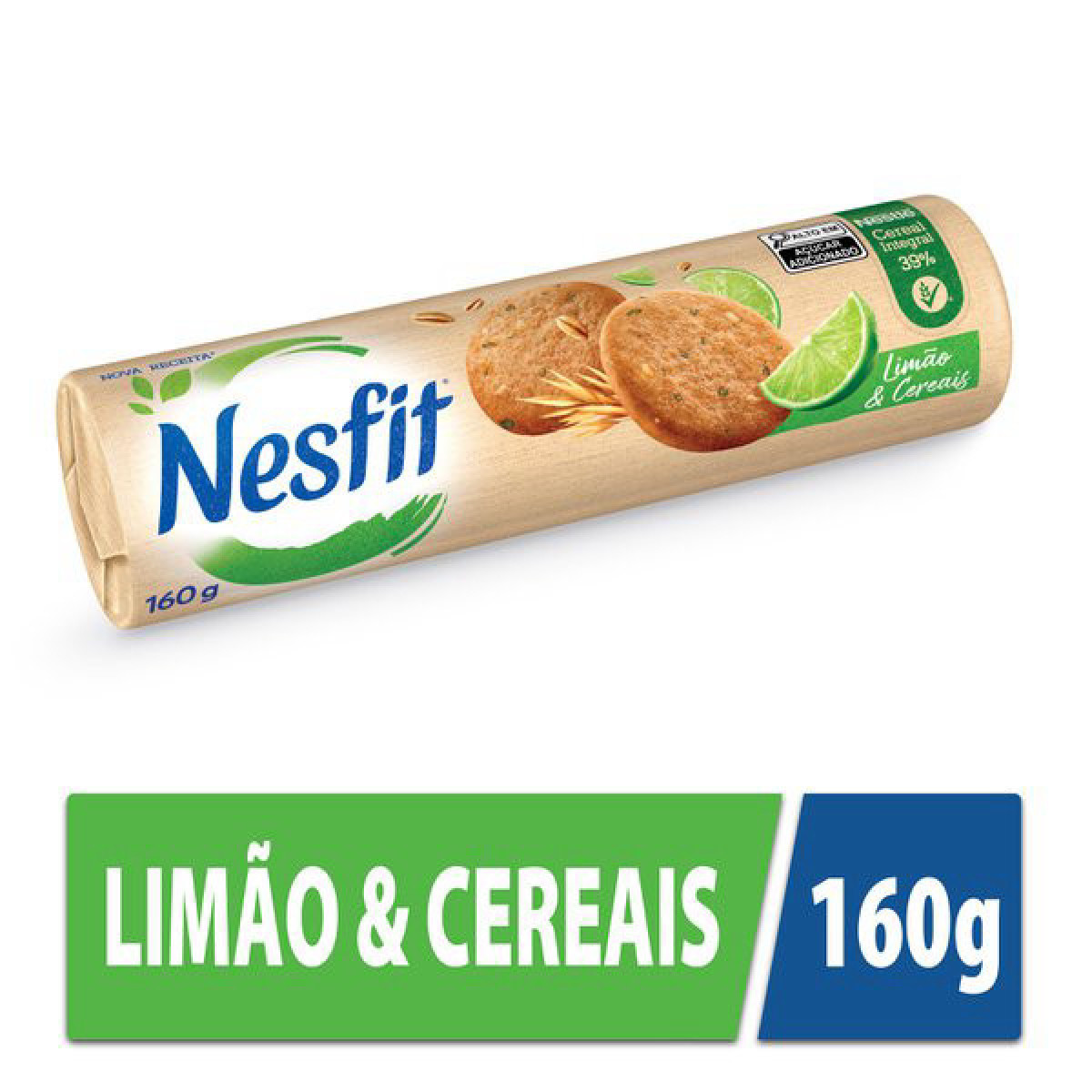 BISCOITO NESFIT LIMÃO E CEREAIS 160g
