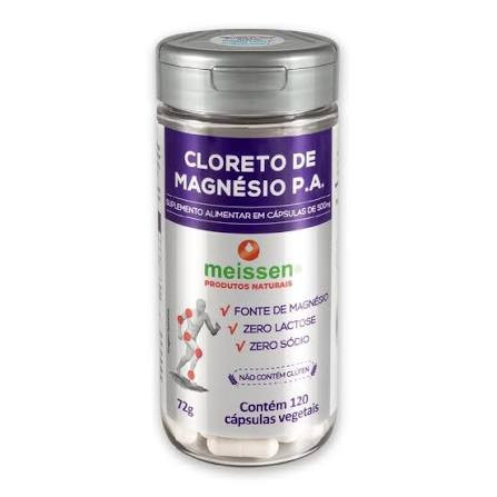 Cloreto Magnesio 500 Mg Meissen Pt 120cap