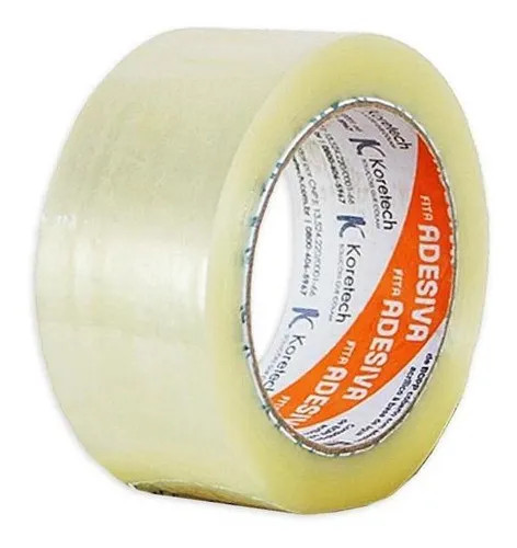 FITA ADESIVA KORETECH TRANSPARENTE 45MMX100M