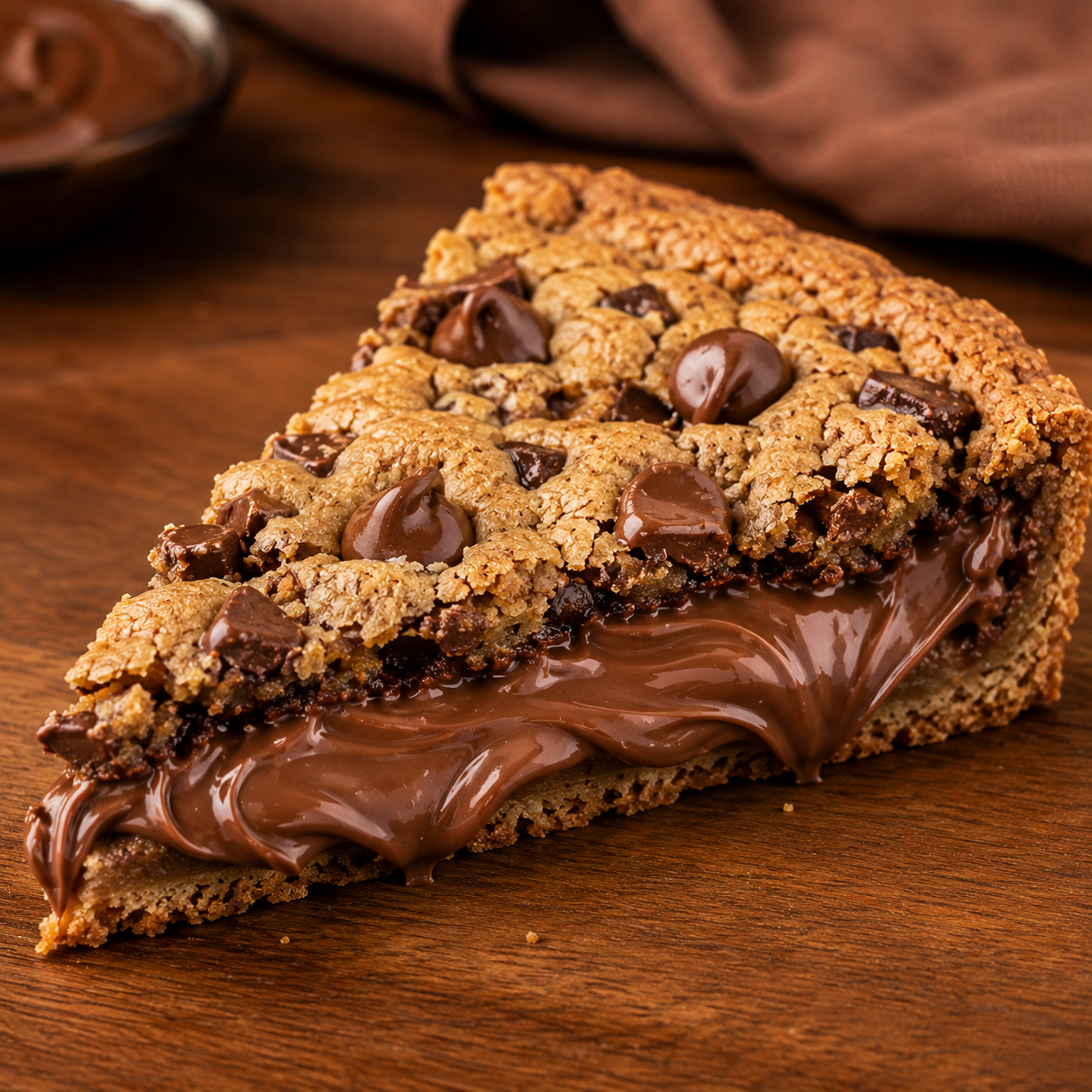 Torta de Cookie com Nutella - Fatia de 200gr