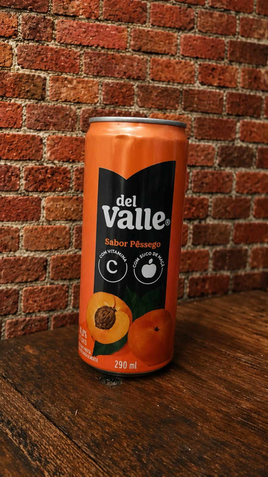 Del Valle Mais Nectar Pessego lata 290 ml