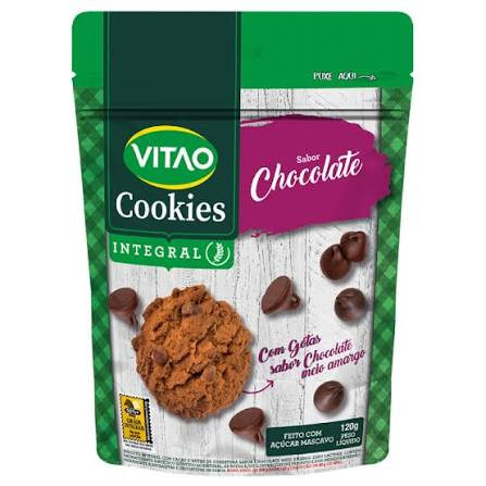 Cookies Integral Vitao Cacau Pct 120g