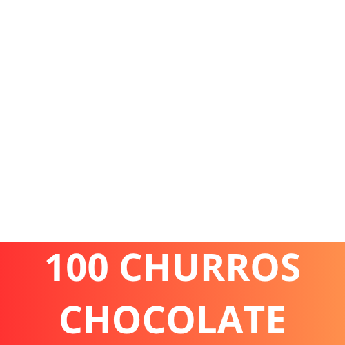 100 CHURROS CHOCOLATE