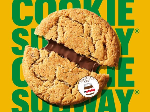 Cookie Recheado Nutella - Novo!