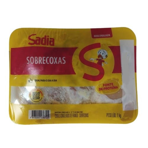Sobrecoxa Congelada Sadia 1kg