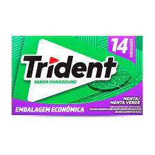 CHICLETE TRIDENT MENTA VERDE 25G