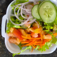 SALADA C/ MOLHO MOSTARDA E MEL.