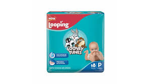 FRALDA LOONEY TUNES P C/18 UN