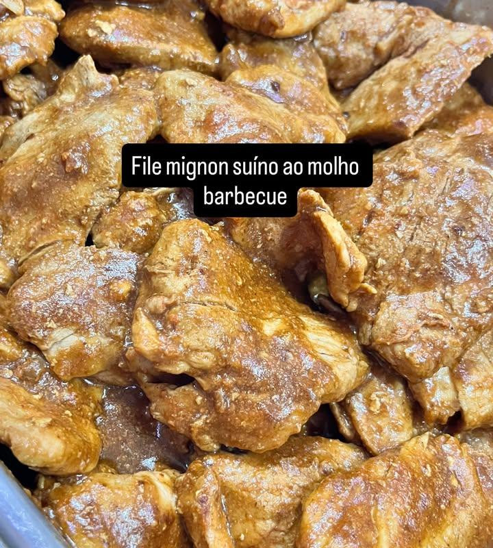 Filé Mignon Suíno ao Molho Barbecue