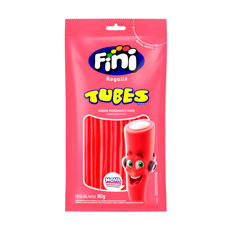 REGALIZ FINI TUBES MORANGO SC80G