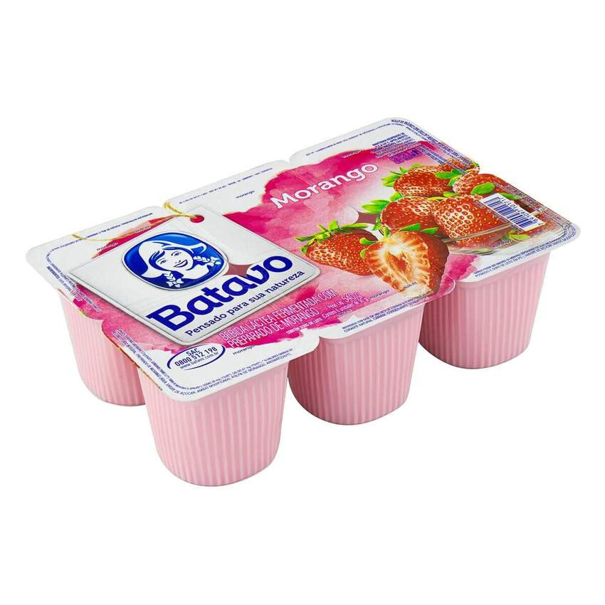 BDJ IOGURTE BATAVO BL MORANGO 510G C/6UN