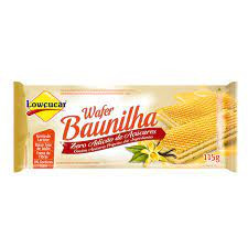 Waffer Lowçucar baunilha zero açúcar 115g