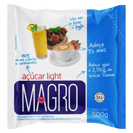 Adocante Po Sucralose Magro Light Pct 400g