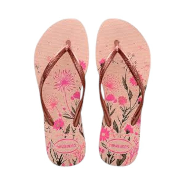 HAVAIANAS SLIM ORGANIC ROSA/DOURADO 35/36**