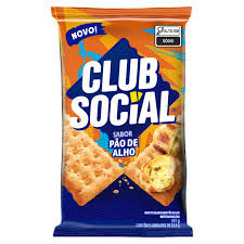 BISCOITO CLUB SOCIAL PAO DE ALHO