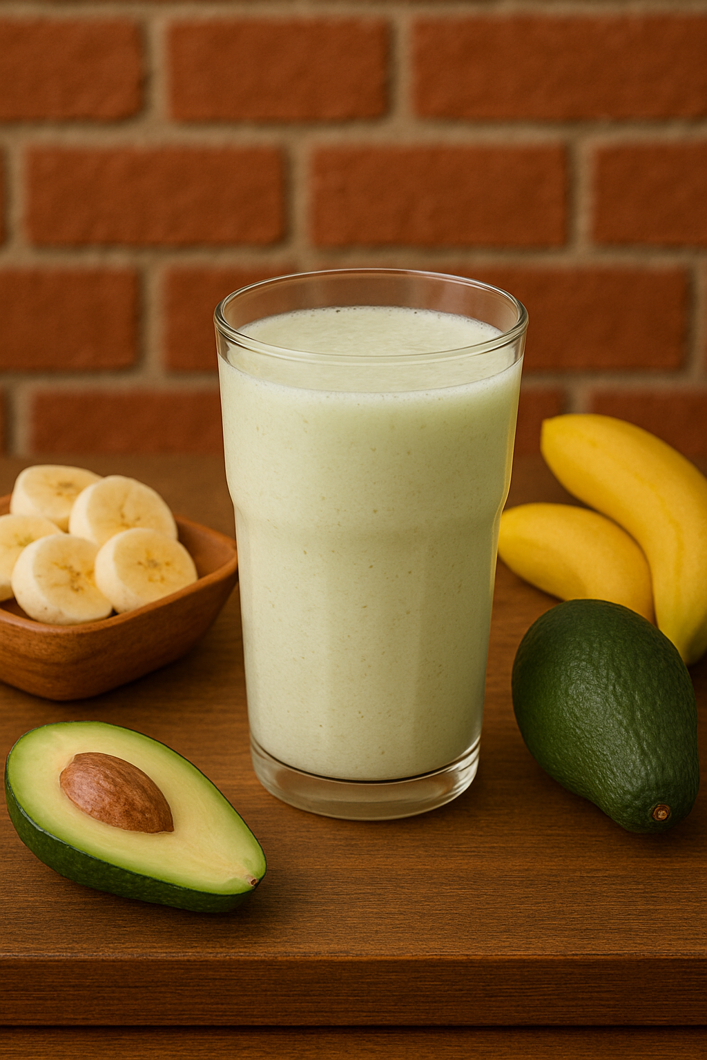 Frapê de abacate com banana