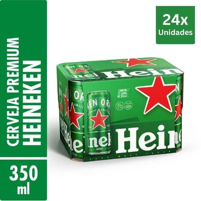 Combo 24x Cerveja Heineken 350ml