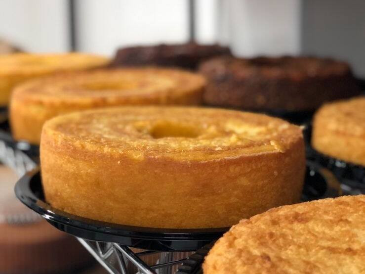 Bolo de milho 24cm