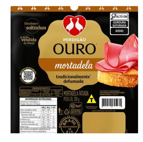Mortadela Ouro Perdigão 200