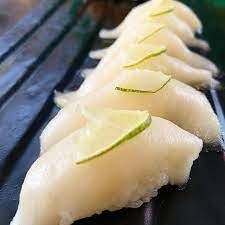 Niguiri Peixe Branco sushi (5 unidades)