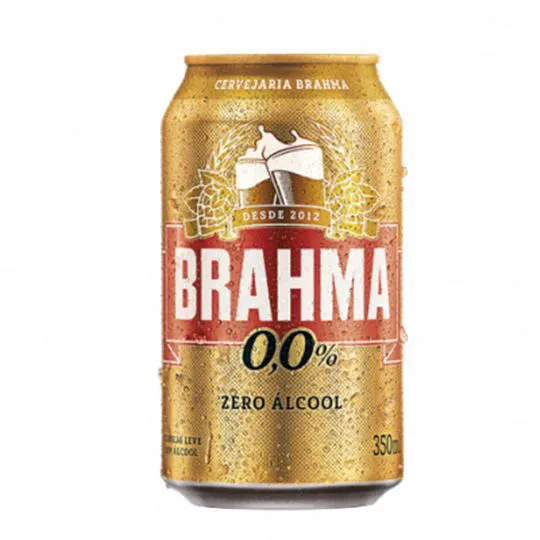 CERV.BRAHMA ZERO 350ML UN