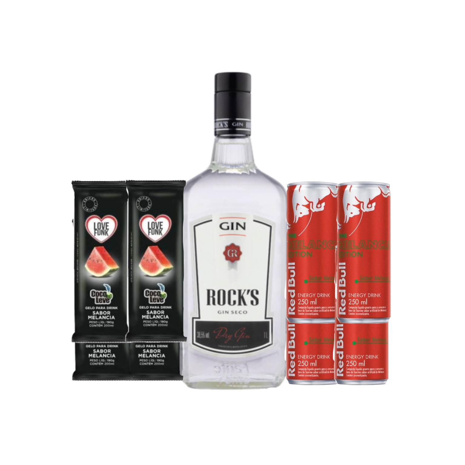 COMBO ROCKS SECO C/RED BULL