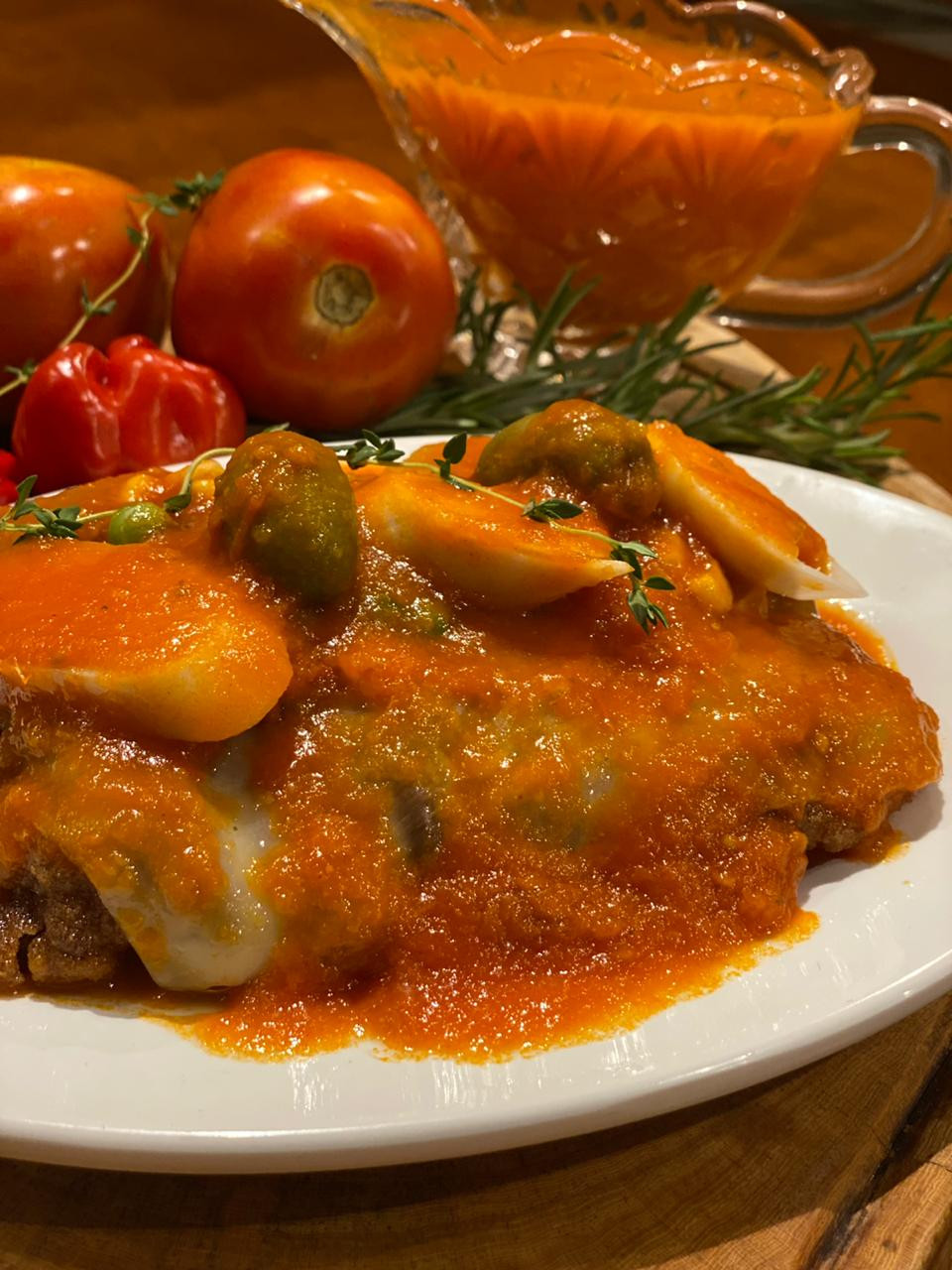 MEIA PARMEGIANA TILÁPIA