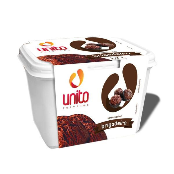 Sorvete Brigadeiro 1,5l Unito